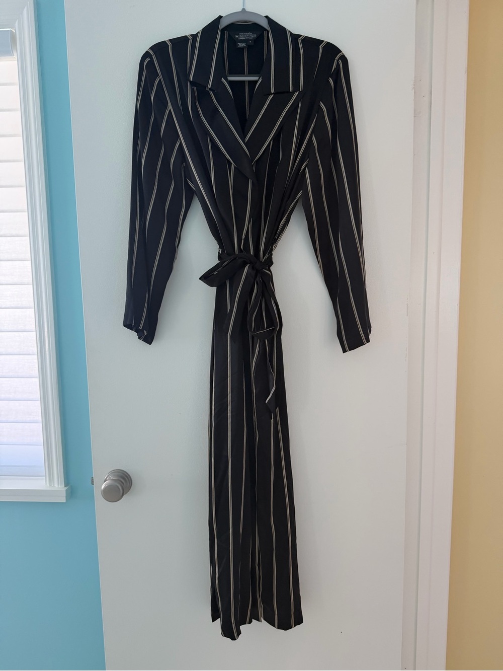 J.Peterman Company Gangster 100% Silk Robe S